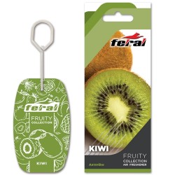 Feral Αρωματικό Αυτοκινήτου Κρεμαστό Fruity Collection Kiwi 1 Τεμάχιο