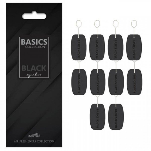 Feral Σετ Αρωματικών Αυτοκινήτου Feral Basics Collection Black 10 Τεμάχια