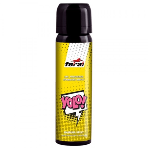 Feral Αρωματικό Αυτοκινήτου Spray Speech Collection YOLO 1 Τεμάχιο Feral Αρωματικό Αυτοκινήτου Spray Speech Collection YOLO 1 Τεμάχιο