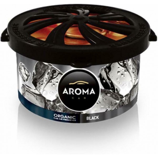 Aroma Car Αρωματικό Αυτοκινήτου Κονσέρβα Με Άρωμα Organic Black