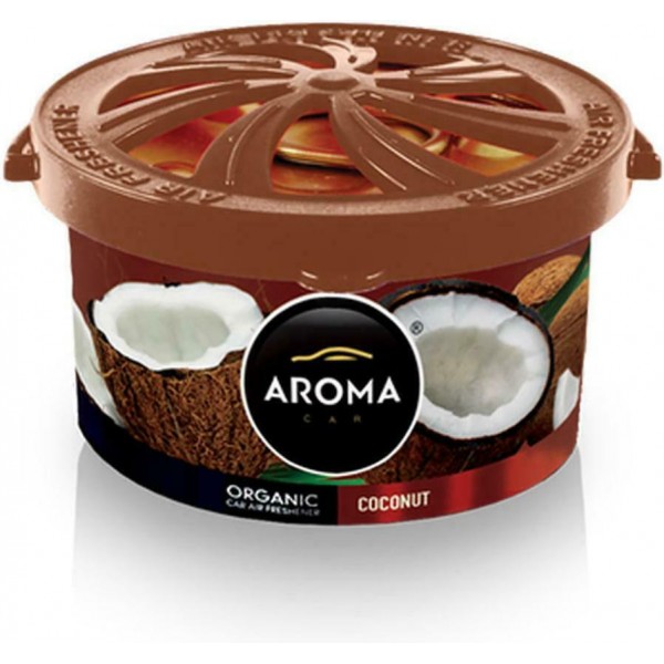 Aroma Car Αρωματικό Αυτοκινήτου Κονσέρβα Με Άρωμα Organic Coconut