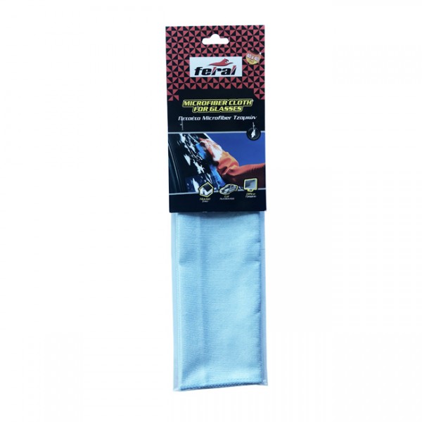 Feral Πετσέτα Microfiber Για Τα Τζάμια Επαγγελματική 40x40cm 1 Τεμάχιο
