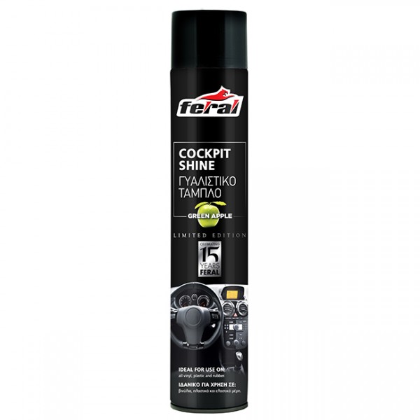 Feral Γυαλιστικό Ταμπλό Με Άρωμα Green Apple 750ml 1 Τεμάχιο Feral Γυαλιστικό Ταμπλό Με Άρωμα Green Apple 750ml 1 Τεμάχιο