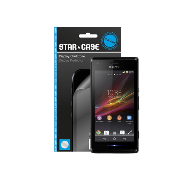Star Case Clear Μεμβράνη Προστασίας για το Sony Xperia M Dual