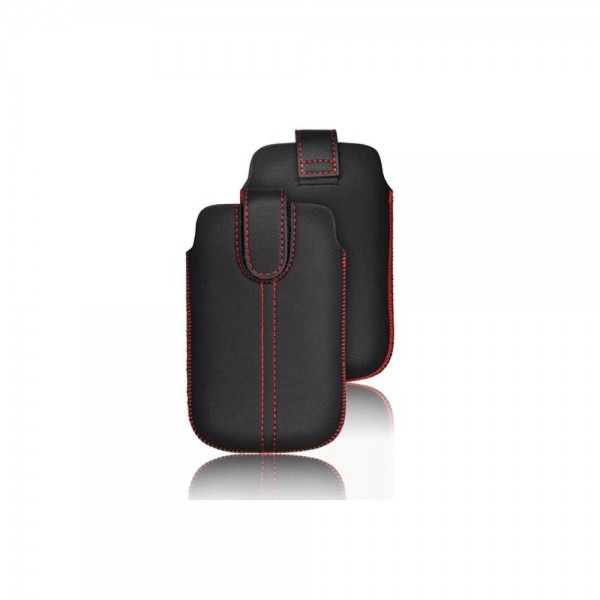 OEM Chic Pocket Case Ultra Slim M4 για Lumia 610 - 710 - Galaxy I8160 - HTC Desire V – Μαύρο