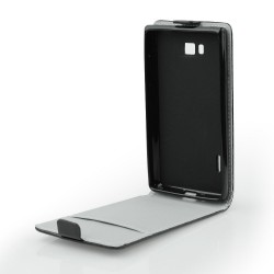 OEM Slim Flip Case Flexi για Alcatel OT-6040 - Μαύρο