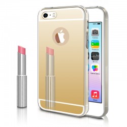 OEM Back Case Mirror TPU για Apple iPhone 5 - 5S - SE – Χρυσό