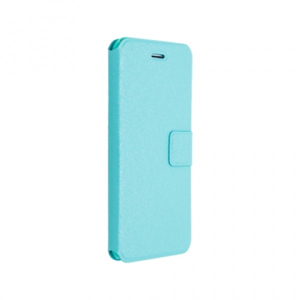 OEM Book Case Shiny Stand για Apple iPhone 6 - 6S - Γαλάζιο