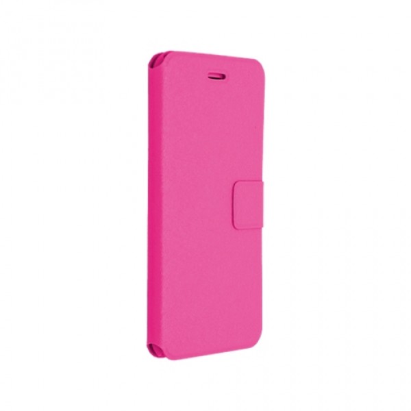 OEM Book Case Shiny Stand για Apple iPhone 6 - 6S - Φούξια