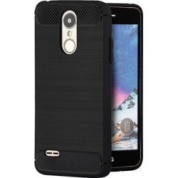 OEM Brushed Carbon Back Cover για LG K4 (2017) – Μαύρο