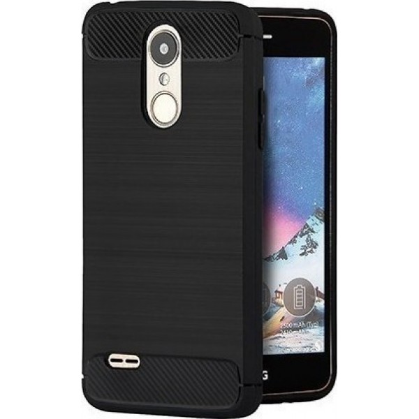 OEM Brushed Carbon Back Cover για LG K4 (2017) – Μαύρο