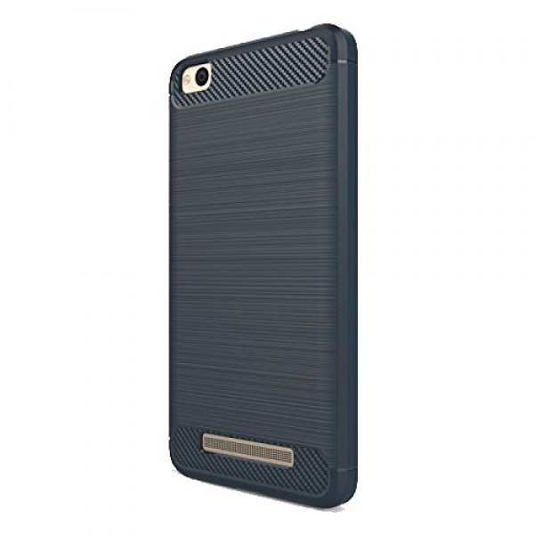 OEM Brushed Carbon Back Cover για Xiaomi Redmi 4a – Μπλε