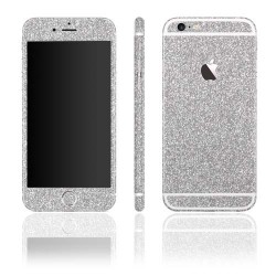 OEM Glitter Diamond Skin για το Apple iPhone 6 - 6S – Ασημί