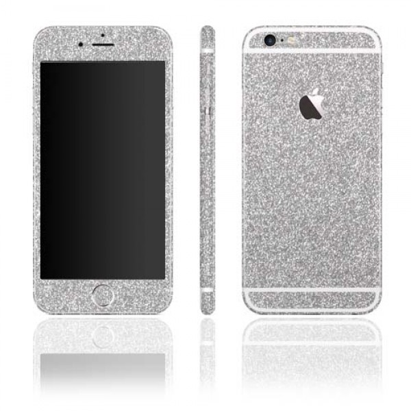 OEM Glitter Diamond Skin για το Apple iPhone 6 - 6S – Ασημί