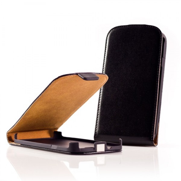 OEM Slim Flip Case για Xperia U ST25i  – Μαύρο