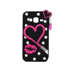 OEM 3D Case Hearts and Lips για Samsung Α510 Galaxy A5 (2016) – Μαύρο