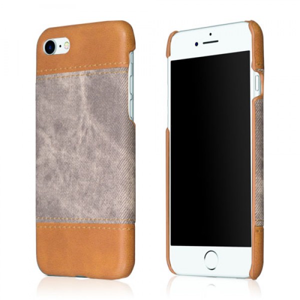 Okkes Faceplate Gripjacket για Apple iPhone 7 - 8 – Καφέ