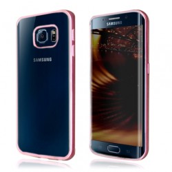 Okkes TPU Fisek για Samsung G925F Galaxy S6 Edge – Ροζ