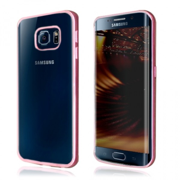 Okkes TPU Fisek για Samsung G925F Galaxy S6 Edge – Ροζ