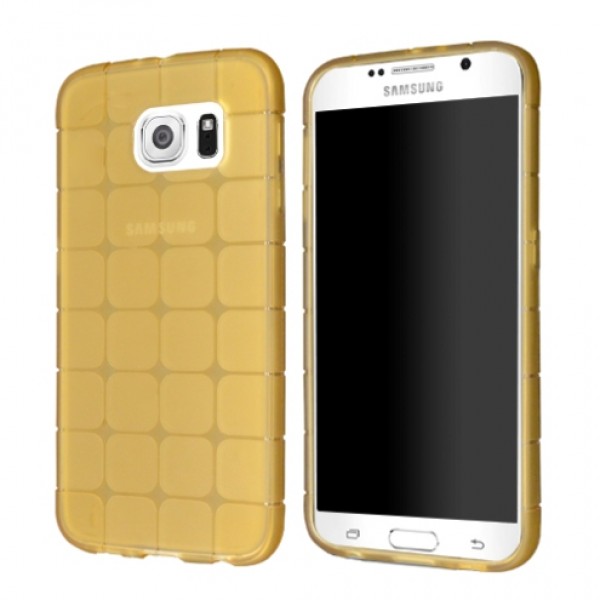 Okkes TPU Square για Samsung G920F Galaxy S6 – Χρυσό