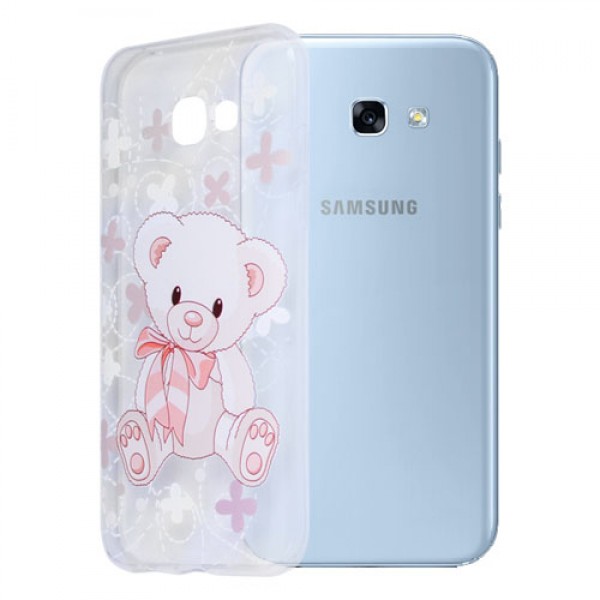 Okkes TPU Print Bear για Samsung A320F Galaxy A3 (2017) – Διαφανές