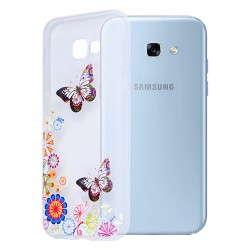 Okkes TPU Print Butterfly για Samsung A320F Galaxy A3 (2017) – Διαφανές