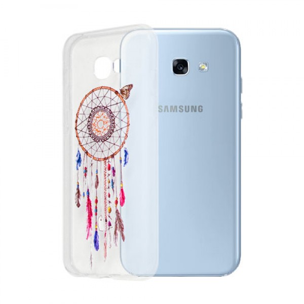 Okkes TPU Print Dreamcatcher για Samsung A320F Galaxy A3 (2017) – Διαφανές