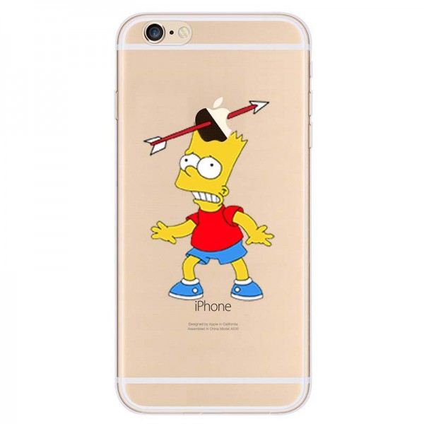 Our Collection Back Case Bart Simpson για iPhone 6 - 6S (BM01) - Λευκό