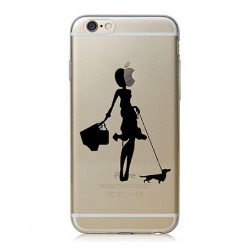 Our Collection Back Case Dog Walk για iPhone 6 - 6S (HM27) – Λευκό
