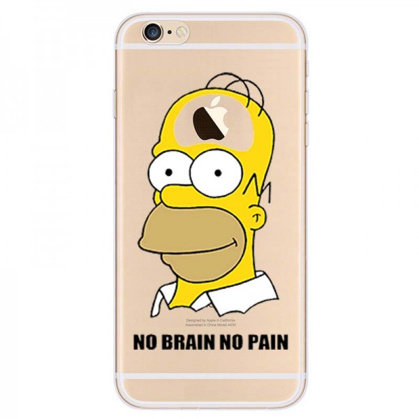 Our Collection Back Case Homer Simpson για iPhone 6 - 6S (HM03) - Λευκό