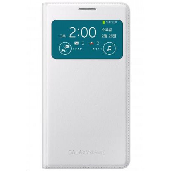 Samsung S View Cover EF-CG710BWE για G710 Galaxy Grand 2 – Λευκό