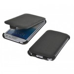 Star Case Flip Roma Classic για Samsung Galaxy Note 2 - Γκρι Σκούρο