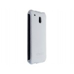 Star Case Flip Roma Montone για HTC One Mini – Λευκό